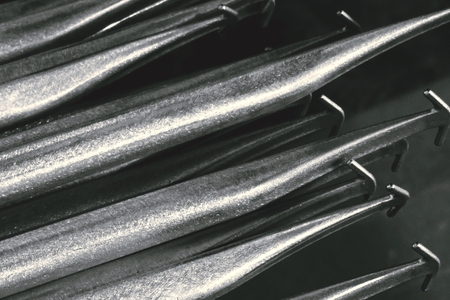 abstract group of metal arrows for background used