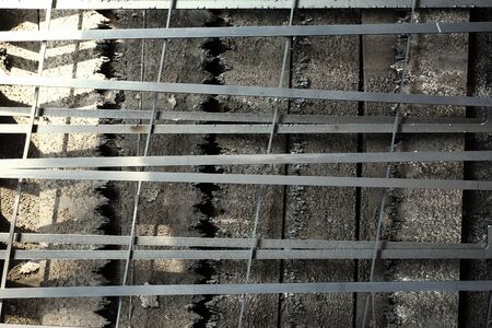 abstract of metal line for background used