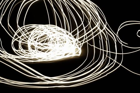 abstract of candle light in different shapes
