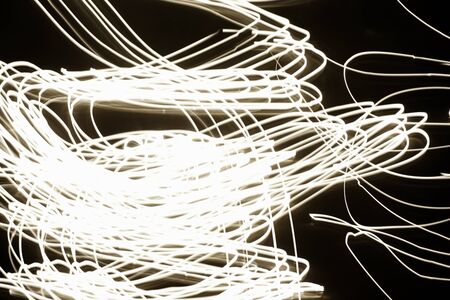 abstract of candle light in different shapes