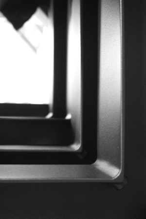 stack of angle metal texture in the factoryの写真素材