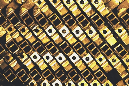 abstract group of spare part for background used