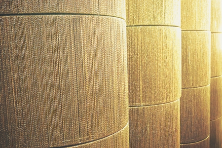 abstract of golden brown fabric texture for background used