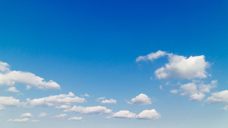 Panoramic sky on a sunny day.の写真素材