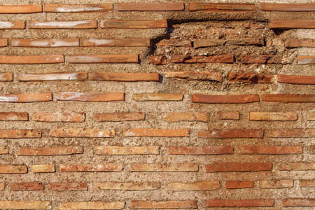 Rustic brick wall texture.の写真素材