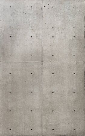 Seamless grey bare concrete wall texture. Architecture material constuction.の写真素材