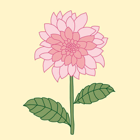 Doodle freehand sketch drawing of flower. Vector illustration.のイラスト素材