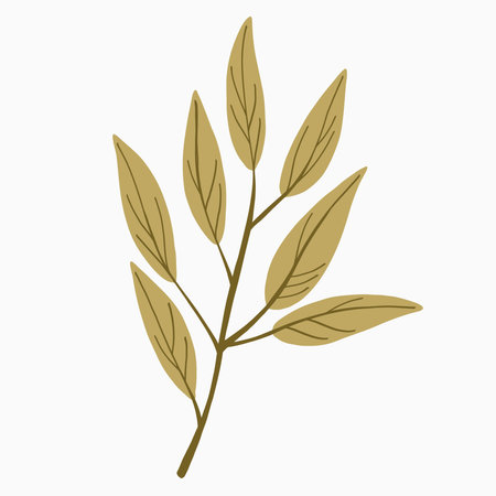 Simplicity floral freehand drawing flat design.Vector illustration.のイラスト素材