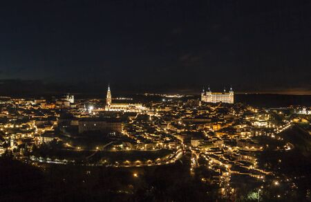 Toledo, night viewのeditorial素材