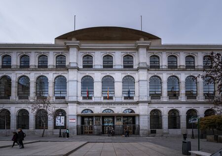 Madrid, Spain, January 2019: The Madrid Royal Conservatory buildingのeditorial素材