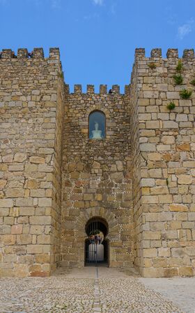 Trujillo, Spain. April 2019: Castle of Trujillo, a medieval village in the province of Caceres, Spainのeditorial素材