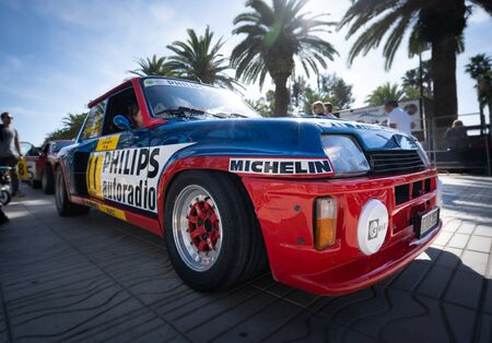 Salou, Spain. October 2019: Historic cars in the Rally costa dauradaのeditorial素材