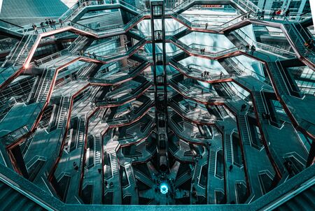 the Vessel in the Hudson Yards.Manhattan. Manhattanのeditorial素材