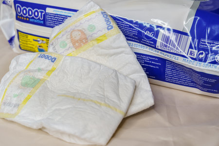 Barcelona, Spain. September 2021: Dodot bran diapers.のeditorial素材