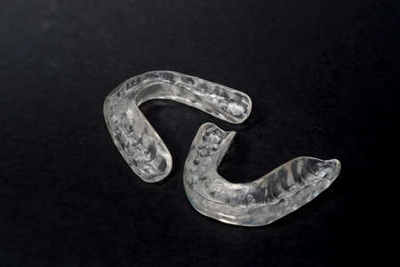 Dental splint to prevent bruxismの写真素材