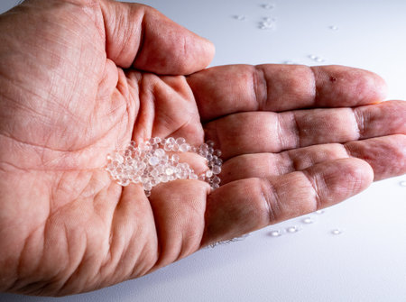 Handful of Microplastics - Environmental Concern
