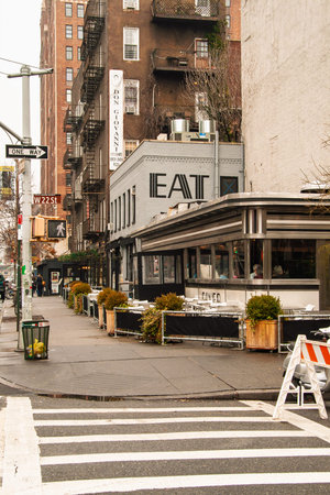 NYC, USA. December 08, 2012, Chelsea street scene in NYC