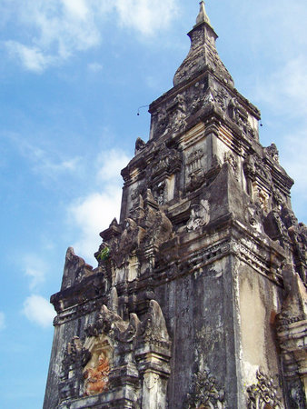 Pha That Ing-Hang of Savannakhe , ancient temple in the People\'s Democratic Republic of Laosの写真素材