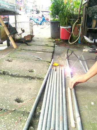 environment in the work at might cause dangerousの写真素材