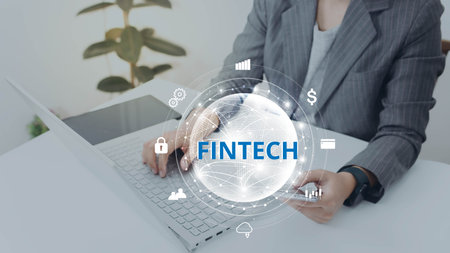 Fintechの写真素材