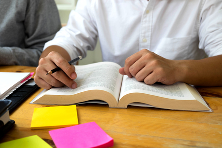 Students teaching and learning subject additional .Education concept.の写真素材