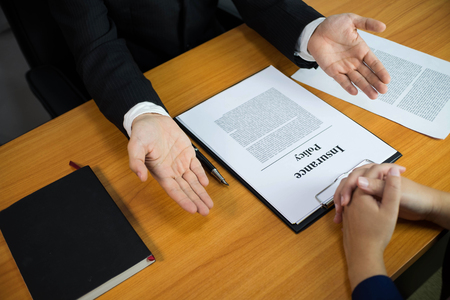 Businessmen present business plans and marketing to the partner .Business concept.の写真素材