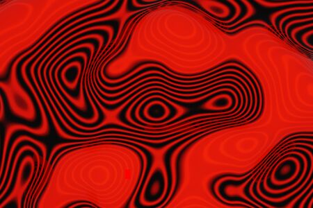 3d rendering of abstract blue and black line illusion background for your designの写真素材