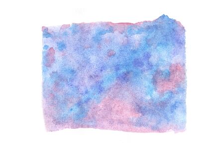 Abstract  watercolor texture that splash on paper by hand painting on a white background.の写真素材