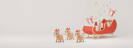 3d Display scene for product and cosmetic presentation with Merry Christmas and Happy new year concept. Modern geometric. Platform for mock up and showing brand.の写真素材