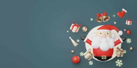 3d Display scene for product and cosmetic presentation with Merry Christmas and Happy new year concept. Modern geometric. Platform for mock up and showing brand.の写真素材