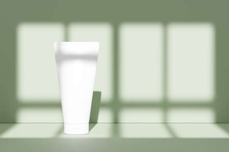3d render of blank cosmetics skincare product or packaging for mock up. Terrazzo design. Beauty soap and spa concept. Lotion oil moisture for skin health. Premium and luxury design for branding.の写真素材
