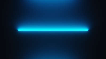 3d render of flash neon and light glowing on dark scene. Speed light moving lines. High fast  motion blur. Technology internet of future network. Sci fiction of hyperspace interstellar travel.の写真素材