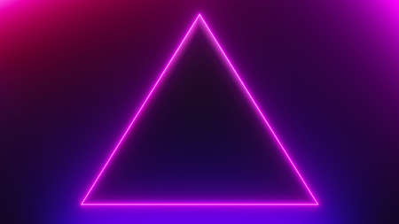 3d render of flash neon and light glowing on dark scene. Speed light moving lines.の写真素材