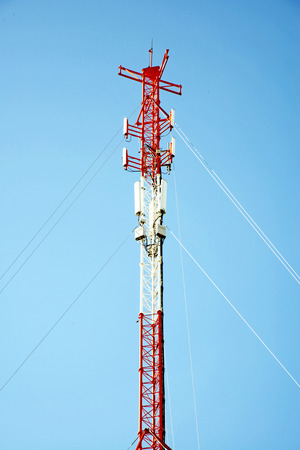 One of telecommunication antenna of Thai mobile phone service providersの写真素材