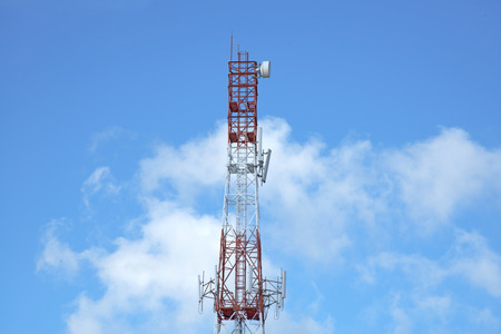 One of telecommunication antenna of Thai mobile phone service providersの写真素材