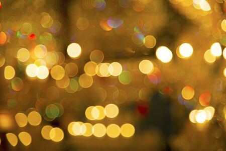 Defocused of the chandelier light at night time.の写真素材