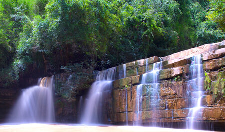 Long exposure of waterfall in the north of Thailand