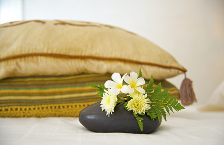 Well prepared spa room the luxury hotelの写真素材