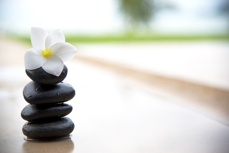 Tranquility scene of peaceful life at spa resortの写真素材