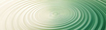 Serene image of water ripples in soft green tones, creating a tranquil atmosphere. This abstract background evokes calmness and peace, ideal for wellness themes.の素材