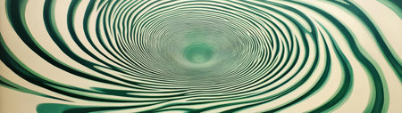 Explore this captivating abstract image featuring swirling patterns in soothing green and white tones. Ideal for modern design, art, and creative projects.の素材