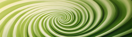 This abstract image features a swirling green pattern that evokes a sense of movement and fluidity, perfect for backgrounds, art projects, or creative designs.の素材