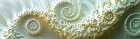 Discover a mesmerizing abstract design featuring intricate swirling patterns inspired by nature. Perfect for artistic projects and serene backgrounds.の素材