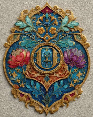 This vibrant floral relief art piece features intricate details and rich colors, blending beauty with elegance for stunning visual appeal in any decor.の素材