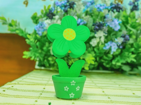 green tone, Cute backgroundの写真素材