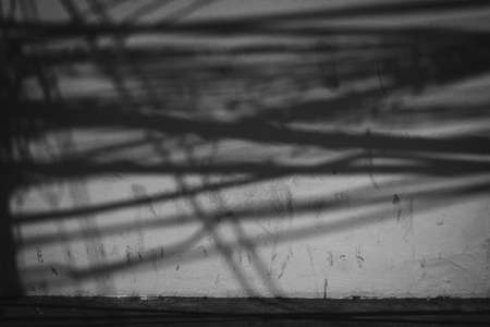 Abstract shadow line of the cable wiresの写真素材
