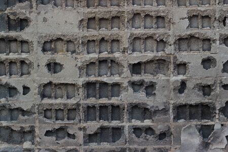 An old broken wall textureの写真素材