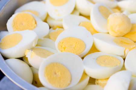 Boiled eggの写真素材