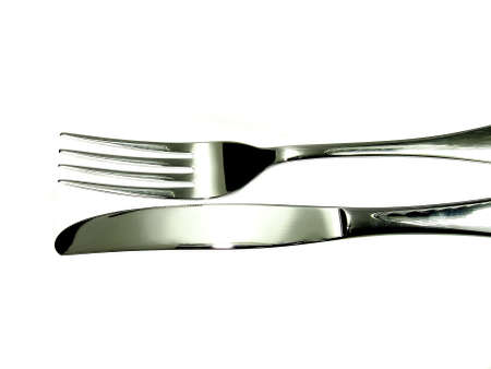 knife and forkの写真素材