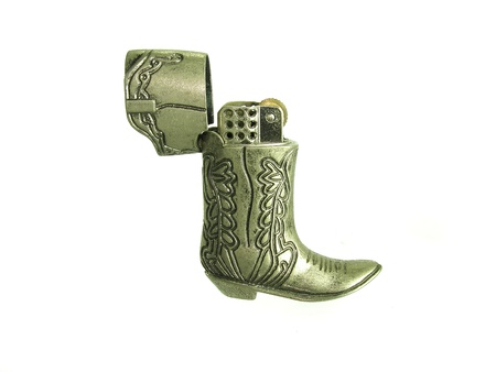 metal boot zippo lighterの写真素材